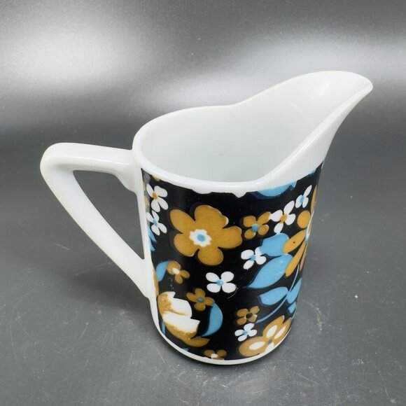 Vintage Royal Crown Mexican Fiesta By Kitty Small Porcelain Pitcher Creamer VTG - Picture 3 of 8